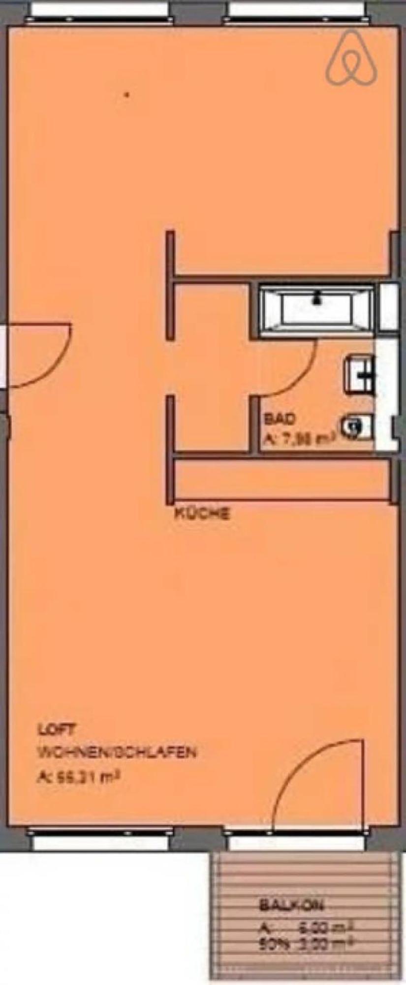 Spacious Studio Apartment Friedrichshain Berlin Eksteriør bilde